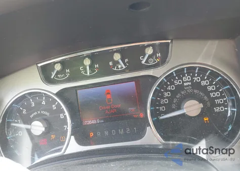 2012 Ford F-150 Platinum из США, поврежденный, VIN 1FTFW1ET7CFB83352